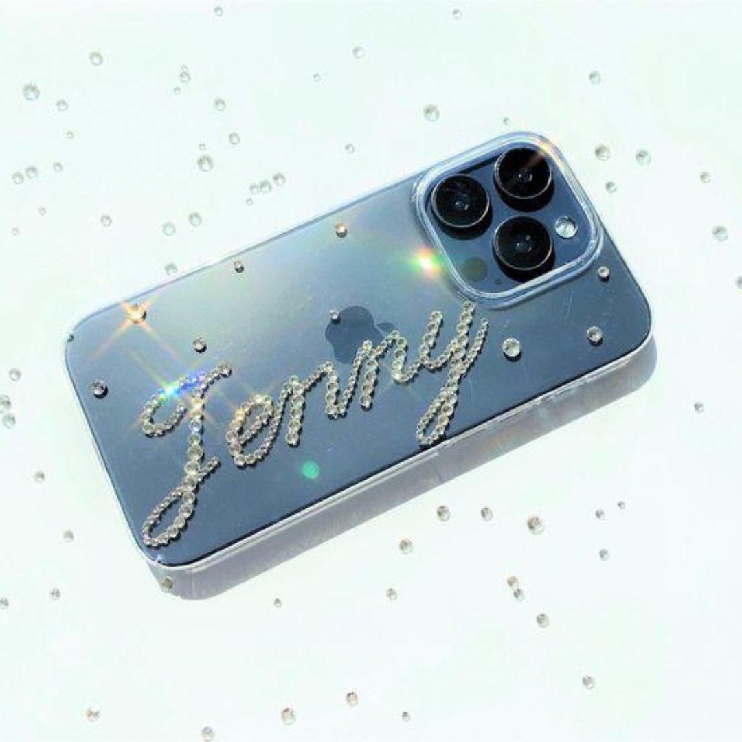 Personalized Glitter Name Phone Covers (customized)