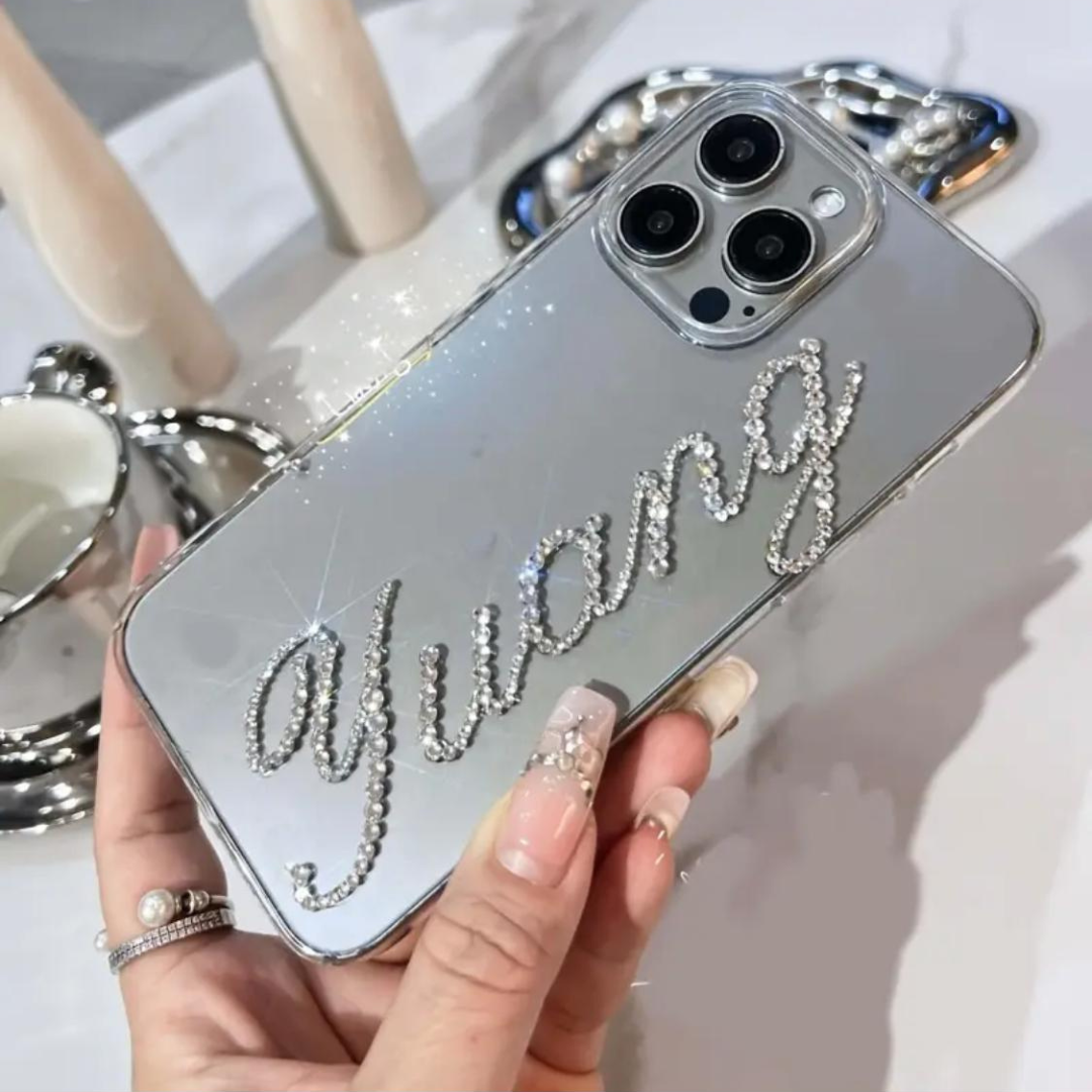 Personalized Glitter Name Phone Covers (customized)